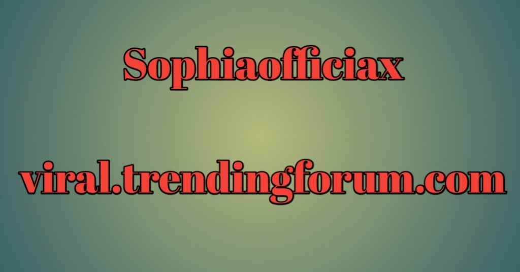 Sophiaofficiax